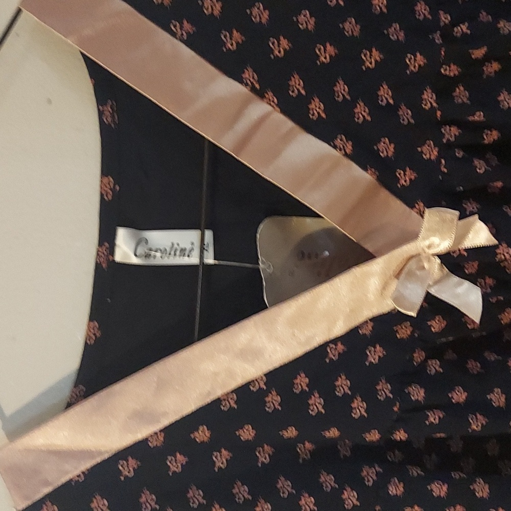 Navy and Pink Caroline brand NWT Midi Dress - Picture 4 of 5
